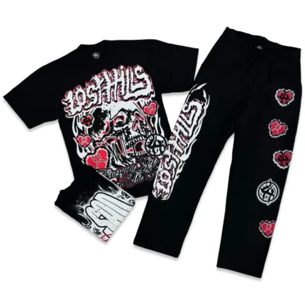 Lost Hills “Skull SB” Set Tee Jogging